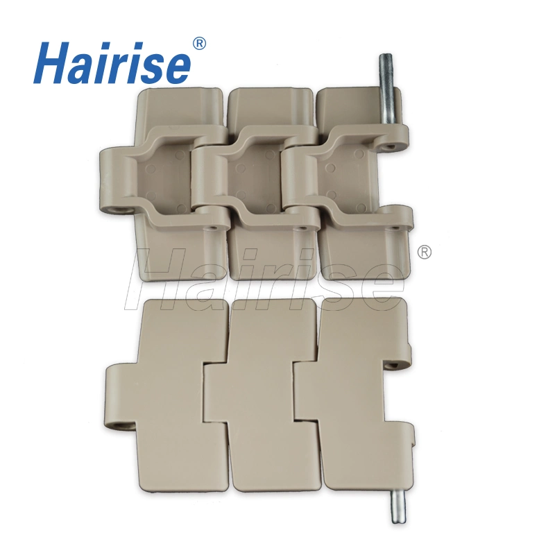 Hairise Food Grade Plastic 880m Curve Top Chains