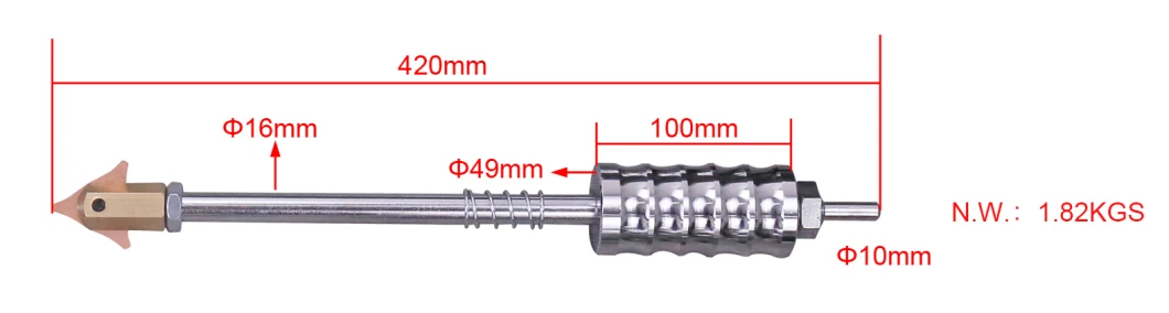 Pdr Dent Puller Tool Kit Mechanical Triangle Pulling Hammer