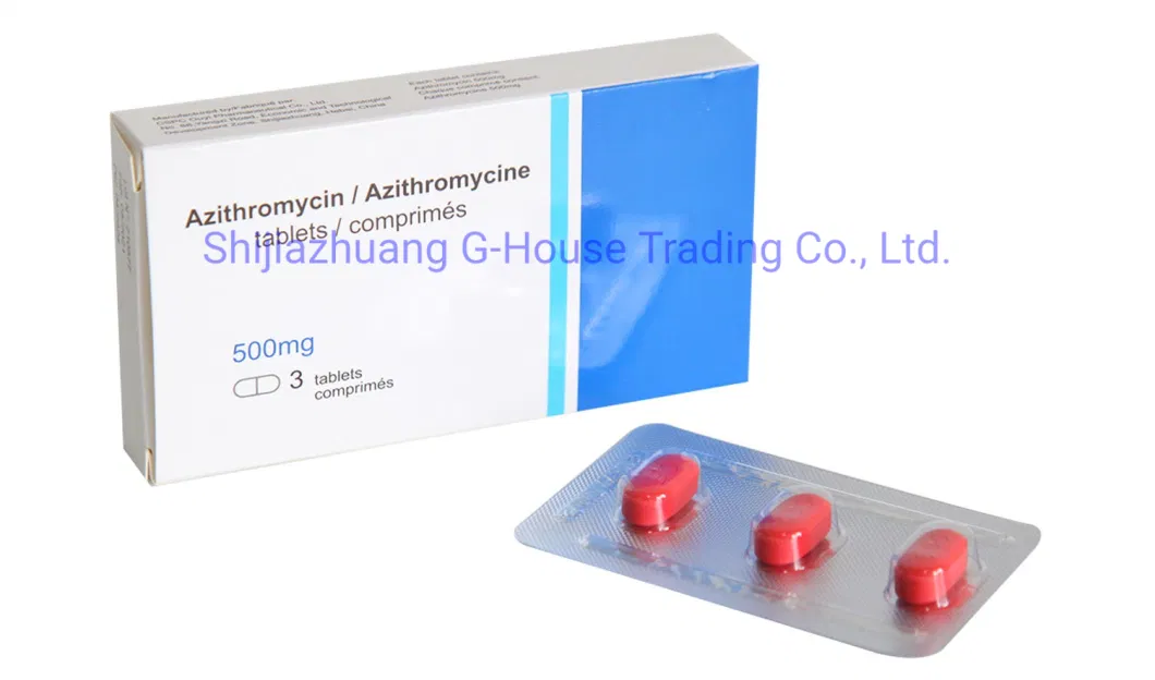 Trading Company Azithromycin Tablets Finished Western Medicine Pharmaceutical