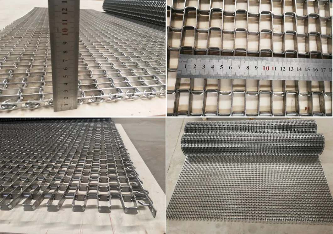 Food Grade Cookie Packaging Conveyor Belt Honeycomb Conveyor Belt 25X30mm Pitch