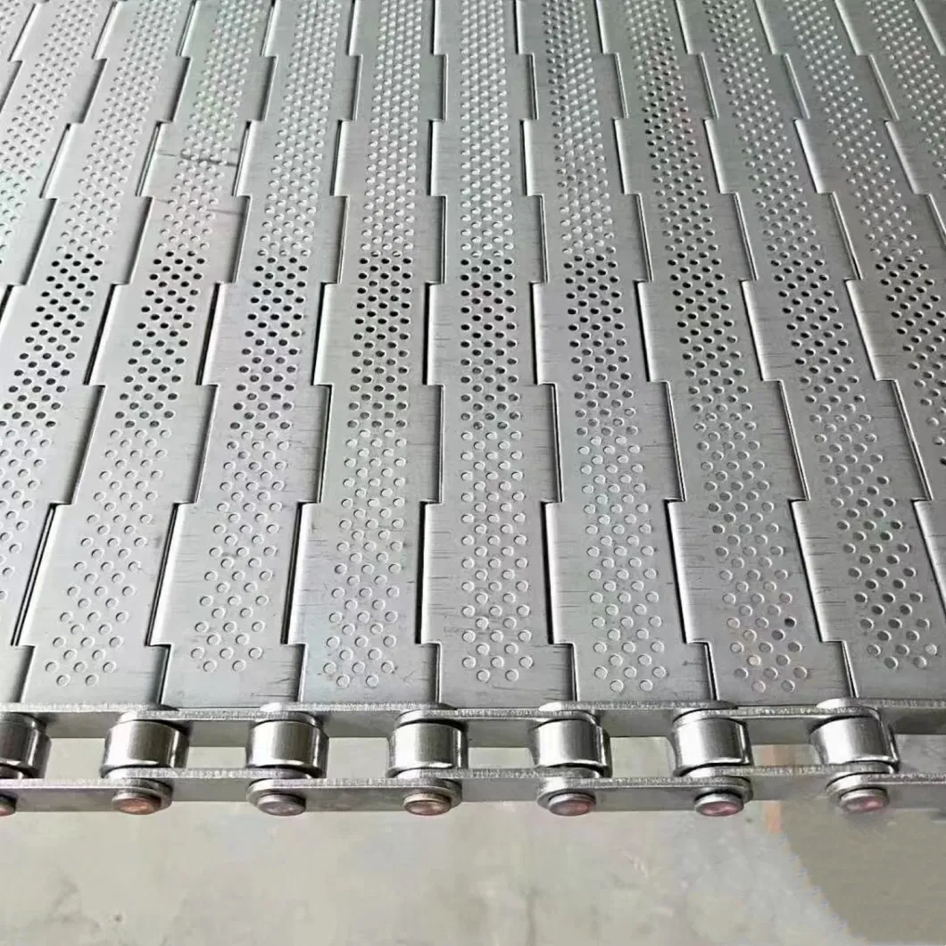 High Temperature Stainless Steel Spiral Wire Mesh Flat Chain Conveyor Belts