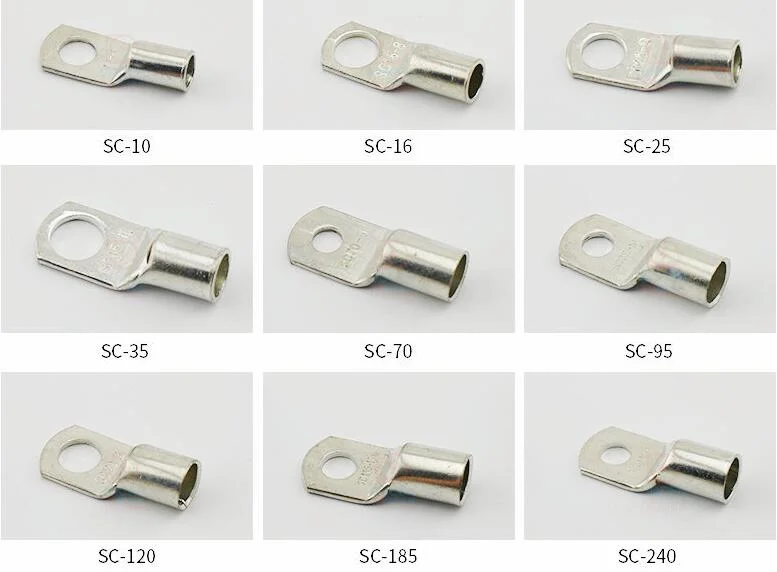 Dl7 Aluminium Cable Lug Electric Connecting Terminals