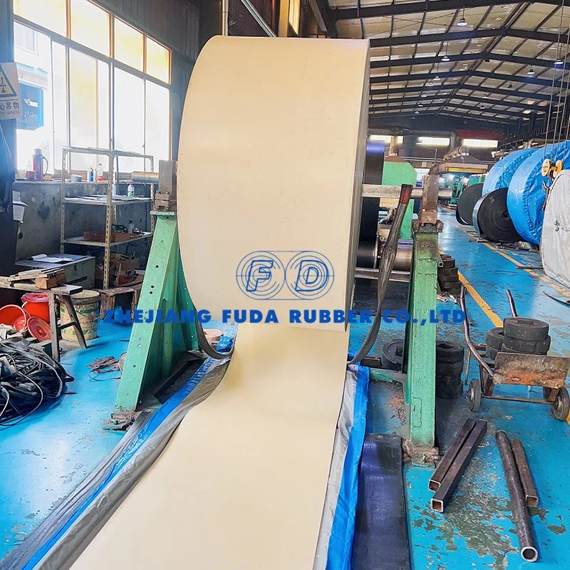 Safety White Ep Nn Cc Tc Rubber Conveyor Belt for Food/Cereal Industry