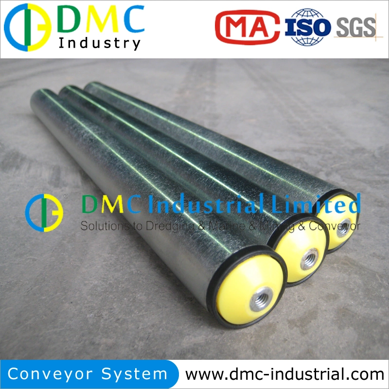 Motorized Automatic Industrial Steel Stainless Electric Zinc Plating Chain Driven Steel Stainless PU PVC O Ring Belt Roller Conveyor for Carton Packages Pallets