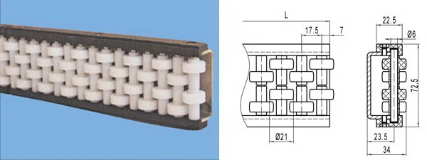 Haasbelts Conveyor Components Roller Side Guide (G10) for Conveyors