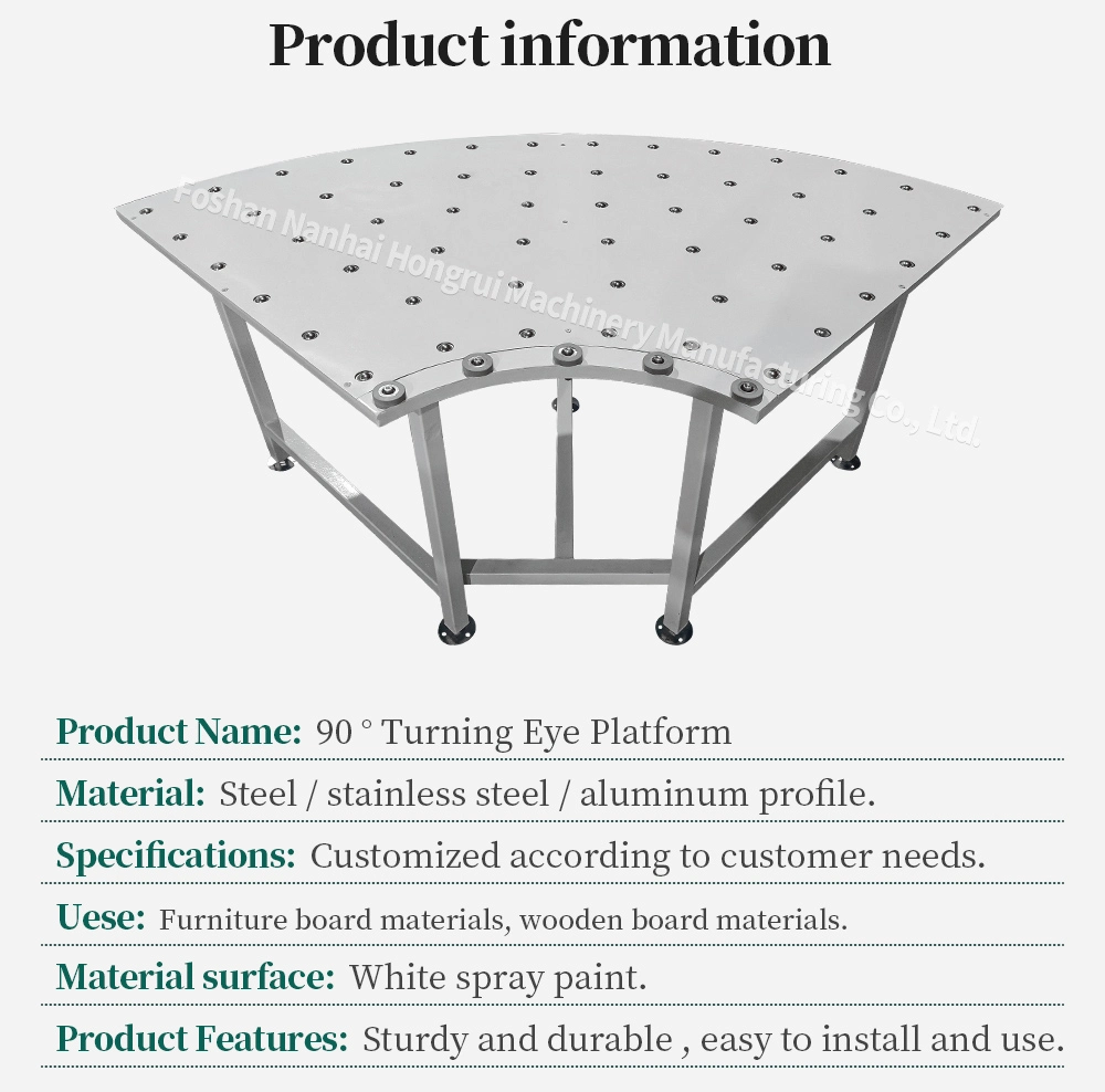 Ball Transfer Unit Table Conveyor for Carton, Box Production Line