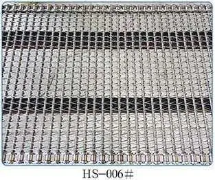 High Temperature Stainless Steel Spiral Wire Mesh Flat Chain Conveyor Belts