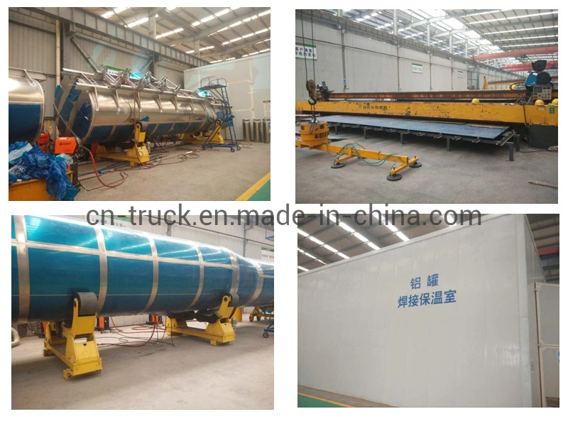 China Hotsales 32mt 42mt 50mt Mirror Shiny Surface Aluminum Alloy Tank Trailer