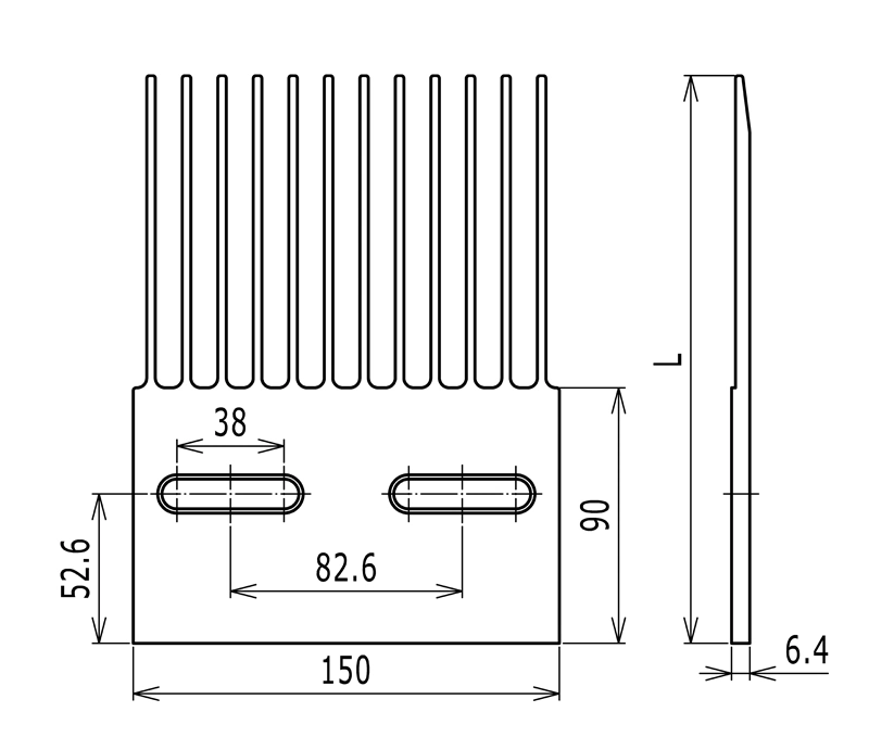 Finger Transfer Plates for 5997 Modular Conveyor Belt