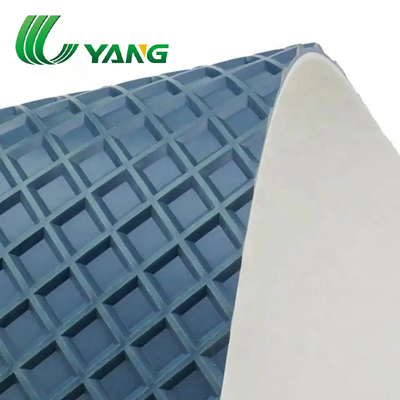 8.5mm Thick Three Cloth Three Glue High Friction Coefficient Woodworking Machinery Black Diamond Woodworking PVC Conveyor Belt