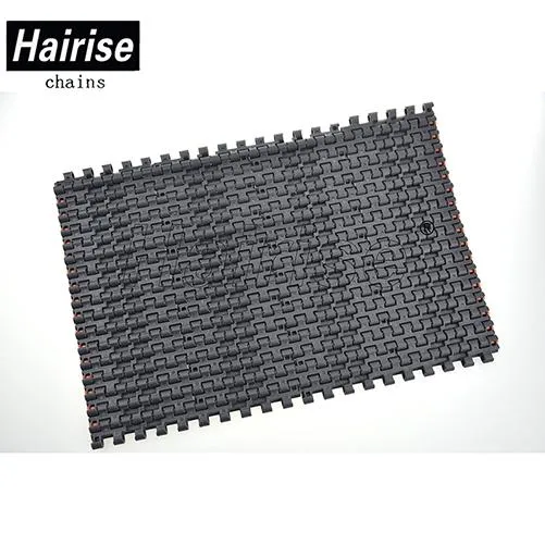 Hairise 2120 Friction Rubber Top Plastic Modular Belt with CE