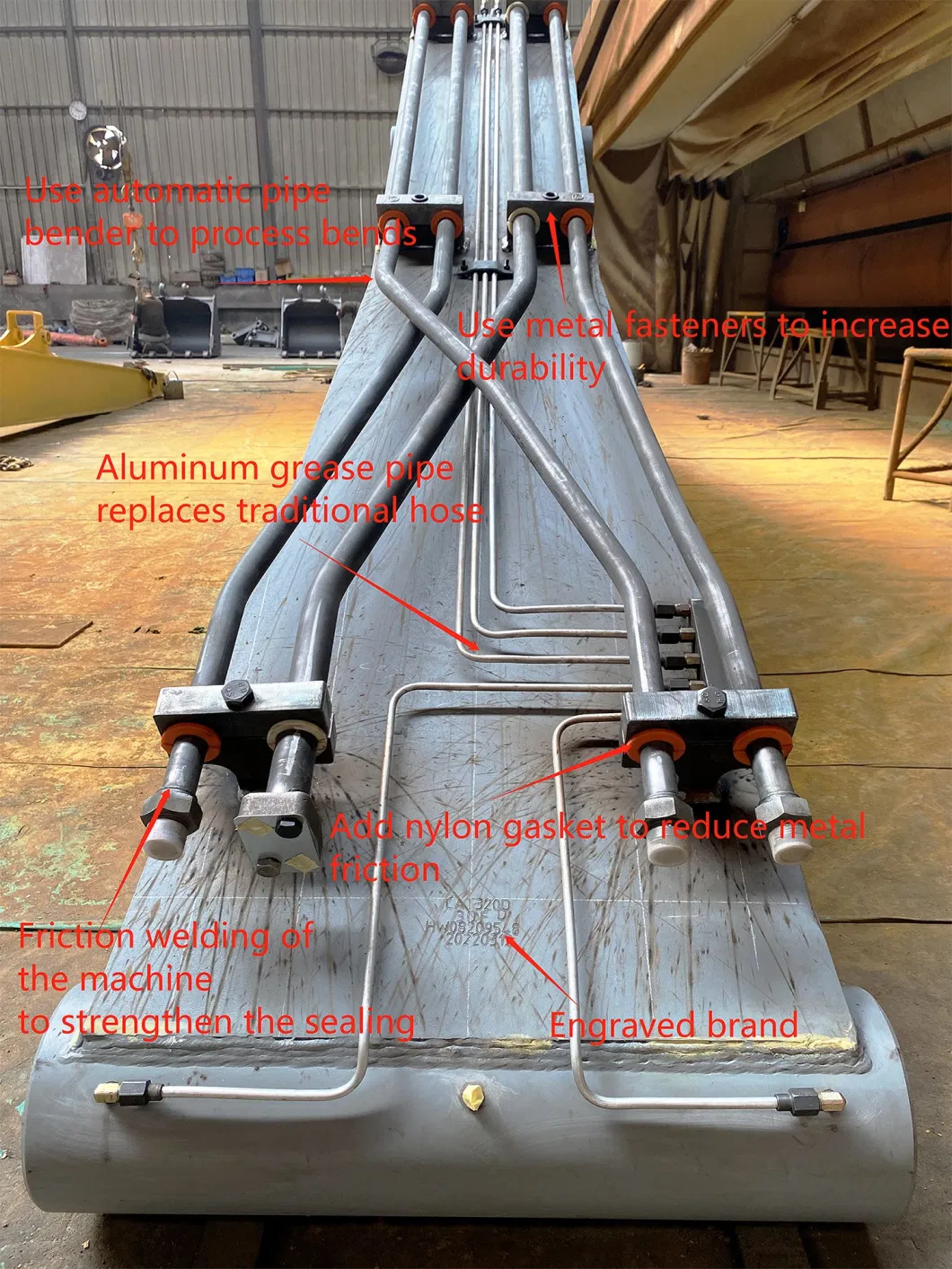 PC600-8 3.0cbm Clear Ore Use Excavator Clean Bucket -Wear Plate Strip