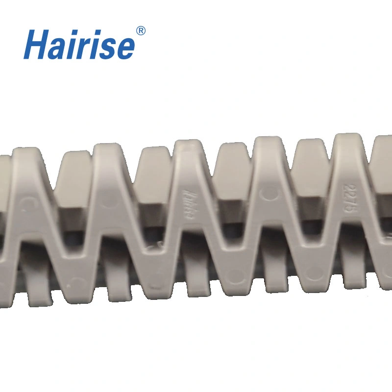 Hairise 2275 Open Flush Grid Custom Turning Type of Conveyor Belt