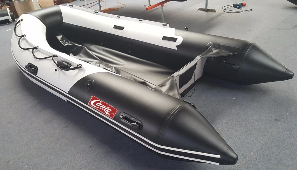 Manufacturer Haoyu Boat Rescue Boat Fishing Boat Inflatable Boat 3.9m/12.8FT EVA Non-Slip Surface