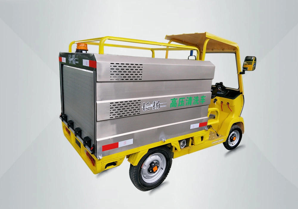 Road Surface High Pressure Flush Electric Tricycle