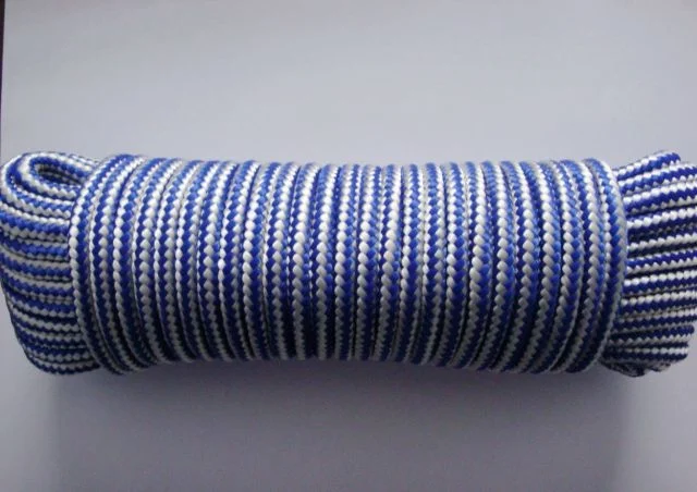 PE/PP/Polyster/Nylon 3/4/6/8/24/32 Double Braided and Twisted for Fishing/Marine/Mooring/Packing /Agriculture Rope