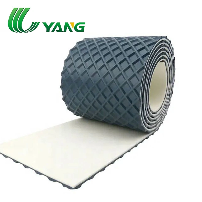 8.5mm Thick Three Cloth Three Glue High Friction Coefficient Woodworking Machinery Black Diamond Woodworking PVC Conveyor Belt