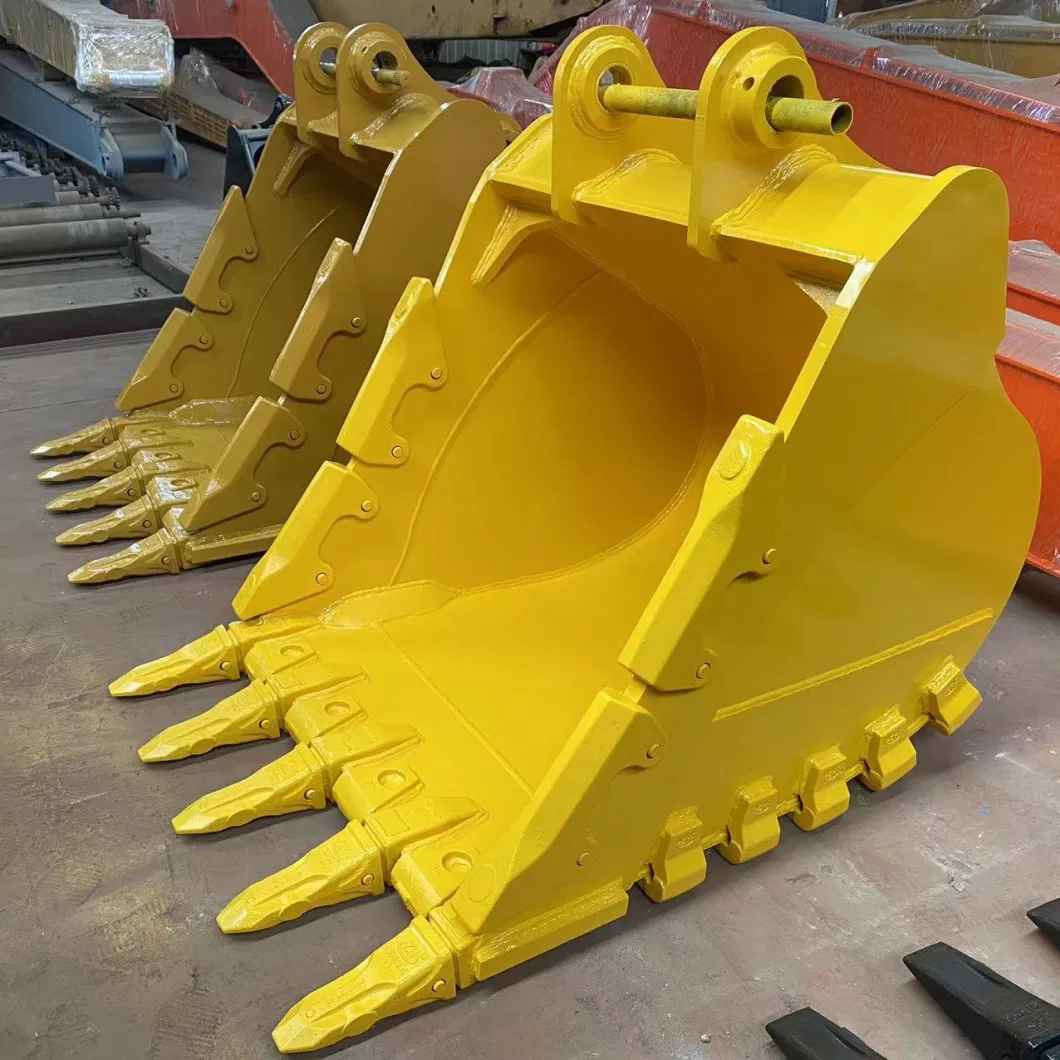 PC600-8 3.0cbm Clear Ore Use Excavator Clean Bucket -Wear Plate Strip