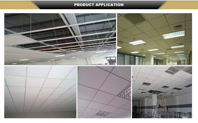 Galvanized Easy Installation Open Flat Groove Surface Ceiling T Grid