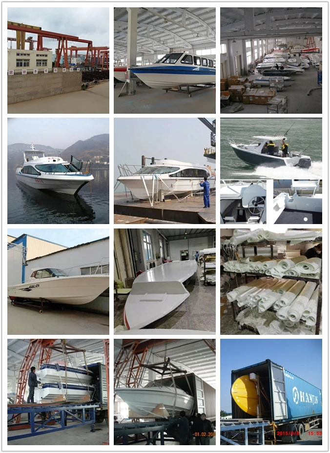 Chinese Fiberglass Surface Drive High Speed Unmanned Boat for Sale