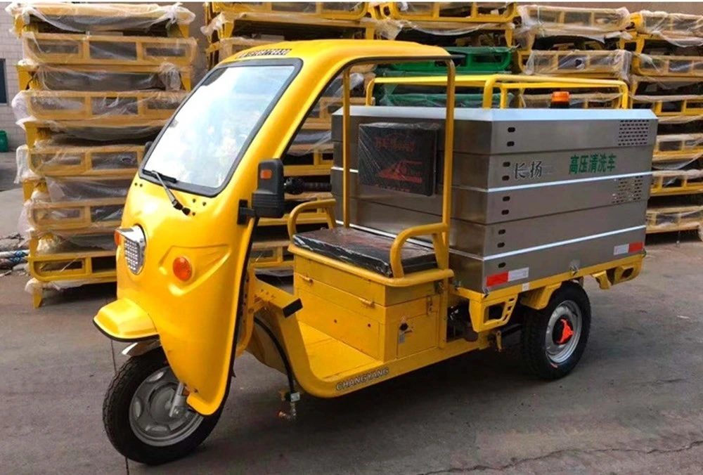 Road Surface High Pressure Flush Electric Tricycle