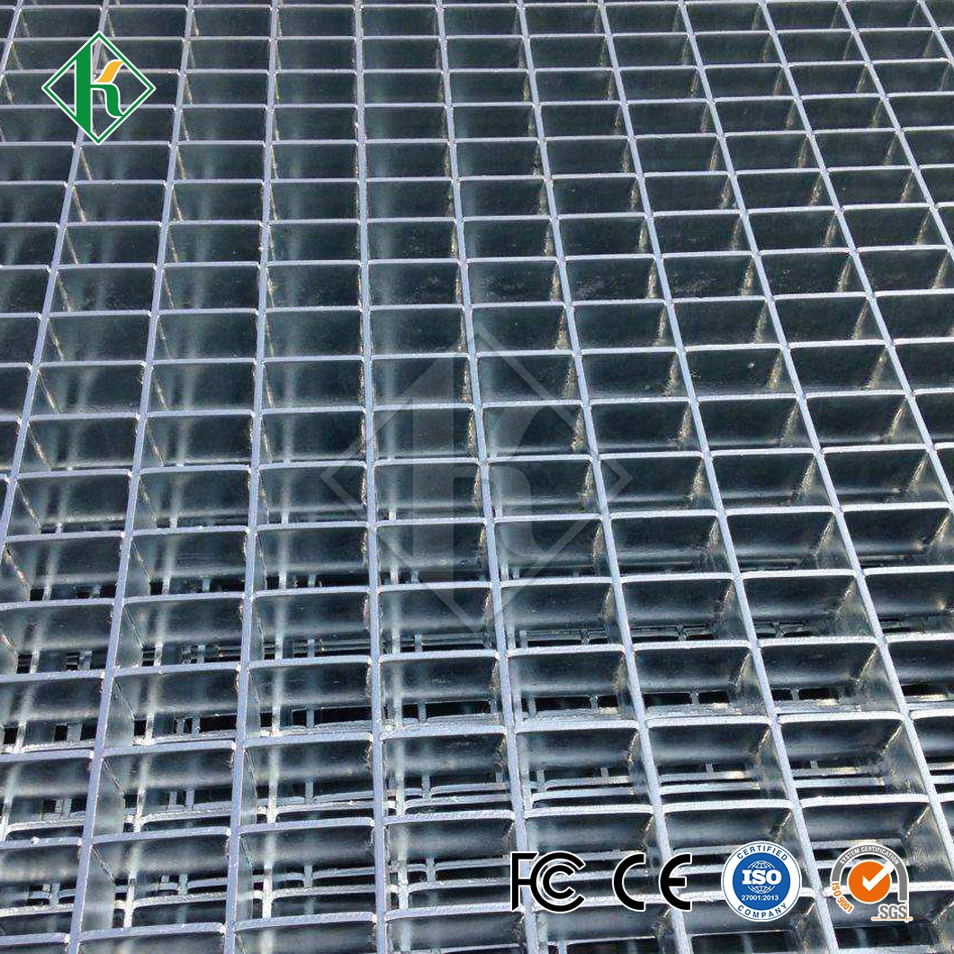 Kaiheng Metal Open Bar Gratings Wholesaler Hot DIP Galvanized Industry Steel Grating Walkway Platform China Galvanized Floor Platform Steel Grid