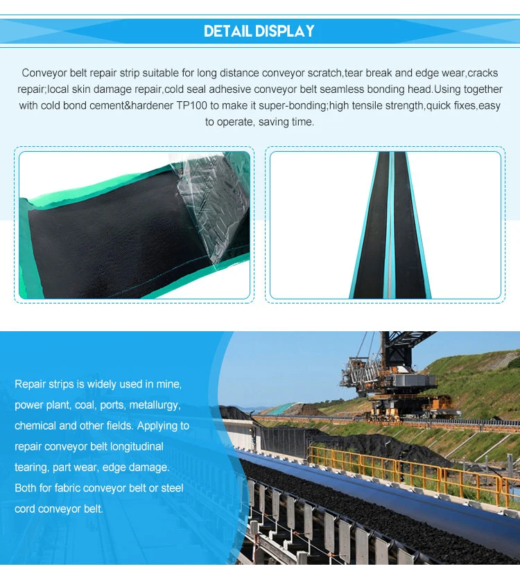 with Bonding Layer Wear Resistant Conveyor Belt Repair Strip