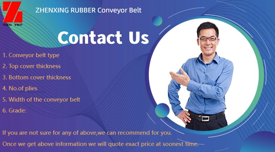 General Purpose Steel Cord Rubber Conveyor Belt for Every Transport Factory