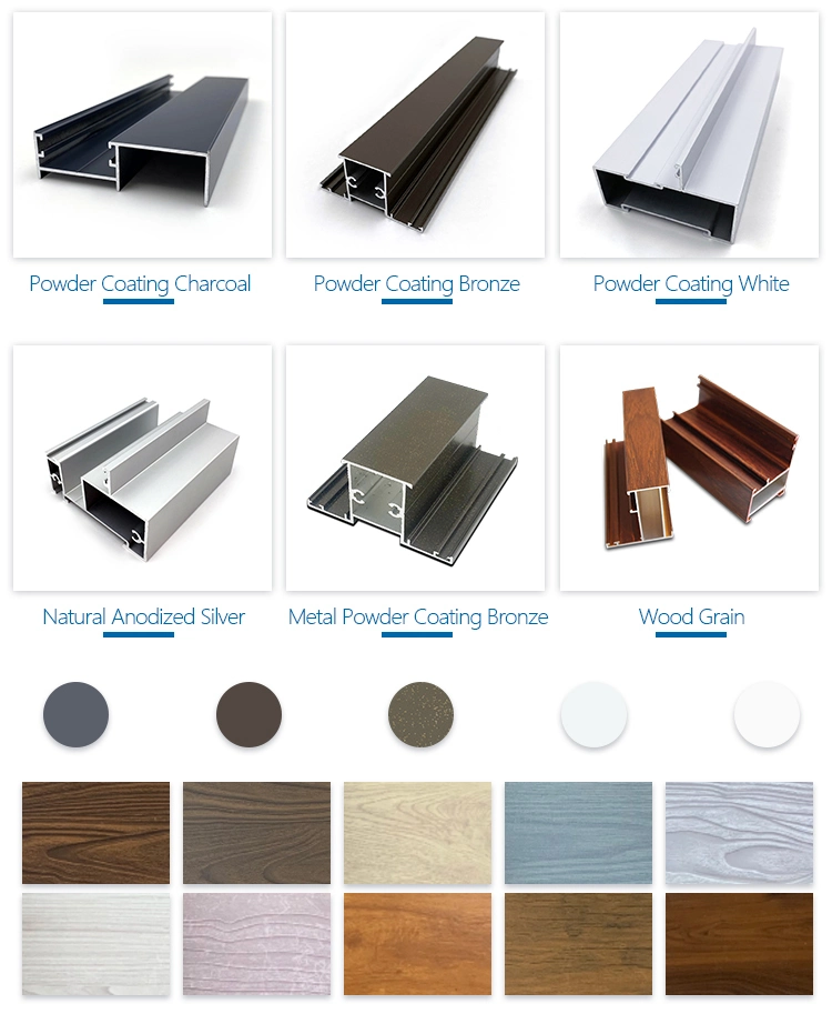 Huixin Standard South Africa Aluminium Casement Window Sliding Door Frame Aluminum Extrusion Profiles