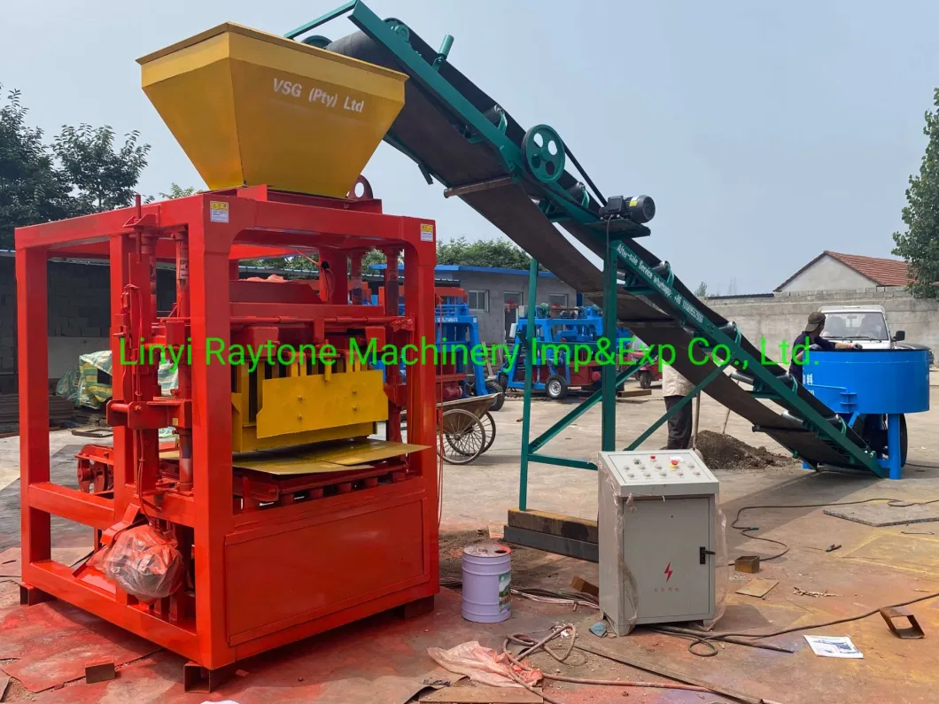 Qt4-24 Concrete Brick Machine for Sale Fly Ash Block Moulding Plant