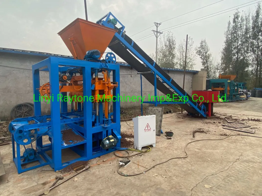 Qt4-24 Concrete Brick Machine for Sale Fly Ash Block Moulding Plant