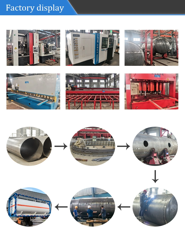 ISO Tank Container Manufacturing 20FT Fuel Liquid Container