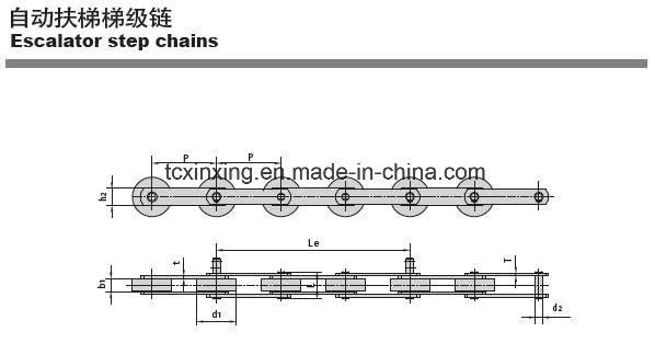 Escalator Newell Return Roller Chain