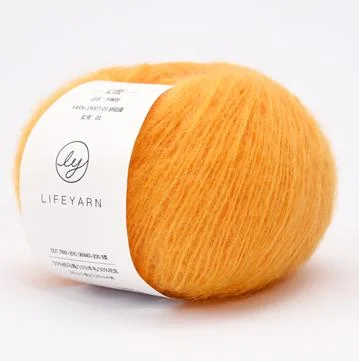 Factory Hot Selling Hand Knitting Baby Mahair Wool Nylon Yarn Fancy Yarn