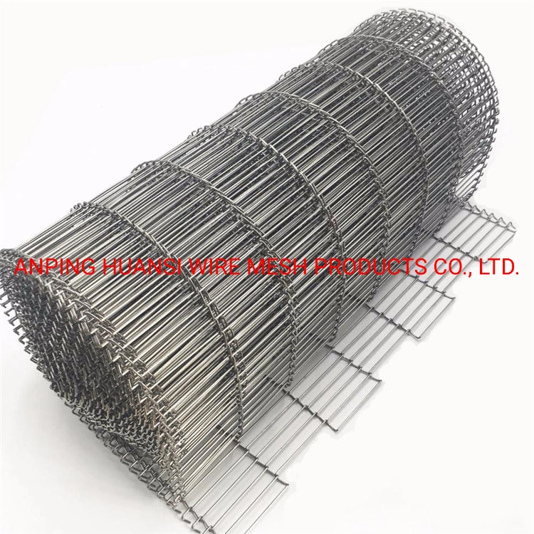 Stainless Steel Wire Mesh Belt/ Flat Flex Conveyor Belt for Food Processing