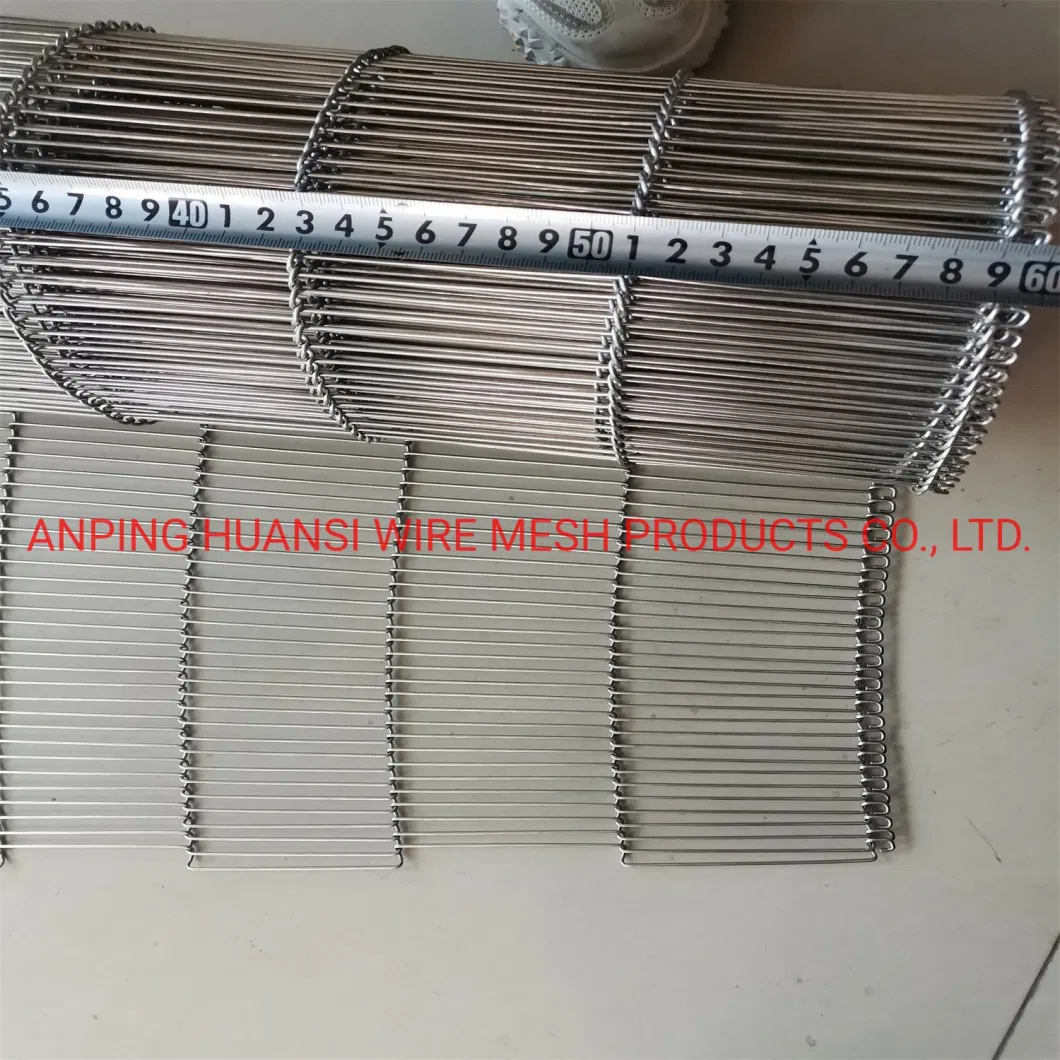 Stainless Steel Wire Mesh Belt/ Flat Flex Conveyor Belt for Food Processing