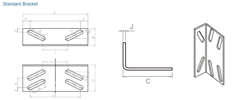 China Factory Hot Sale Super Quality Elevator Lift Guide Rail Bracket