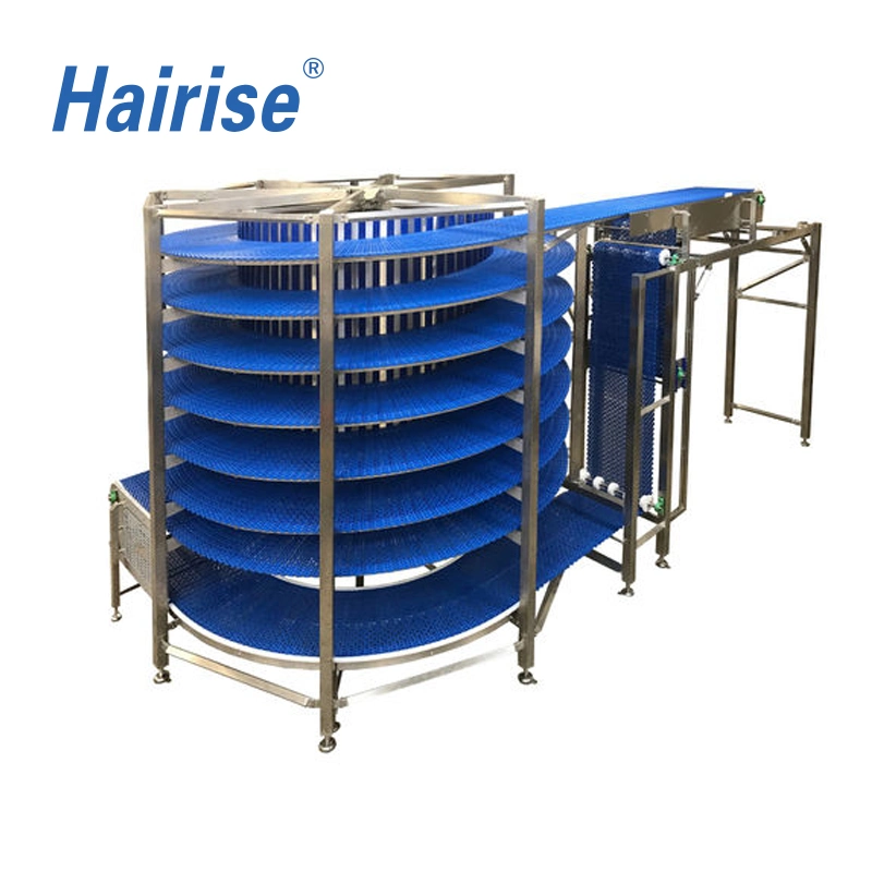 Hairise Modular Belt Spiral Conveyor Wtih FDA&amp; Gsg Certificate