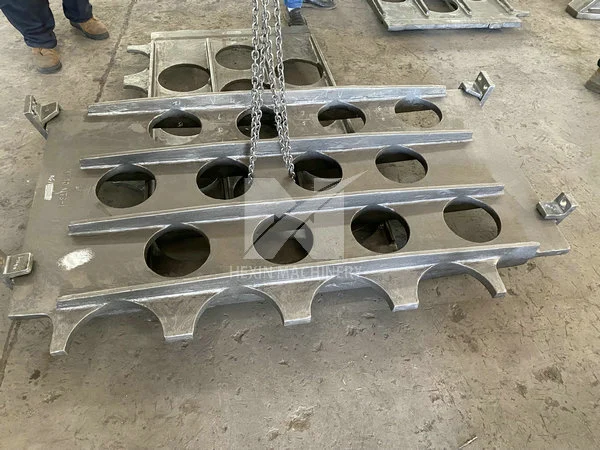 Convection Intermediate Tube Sheet by Static Casting