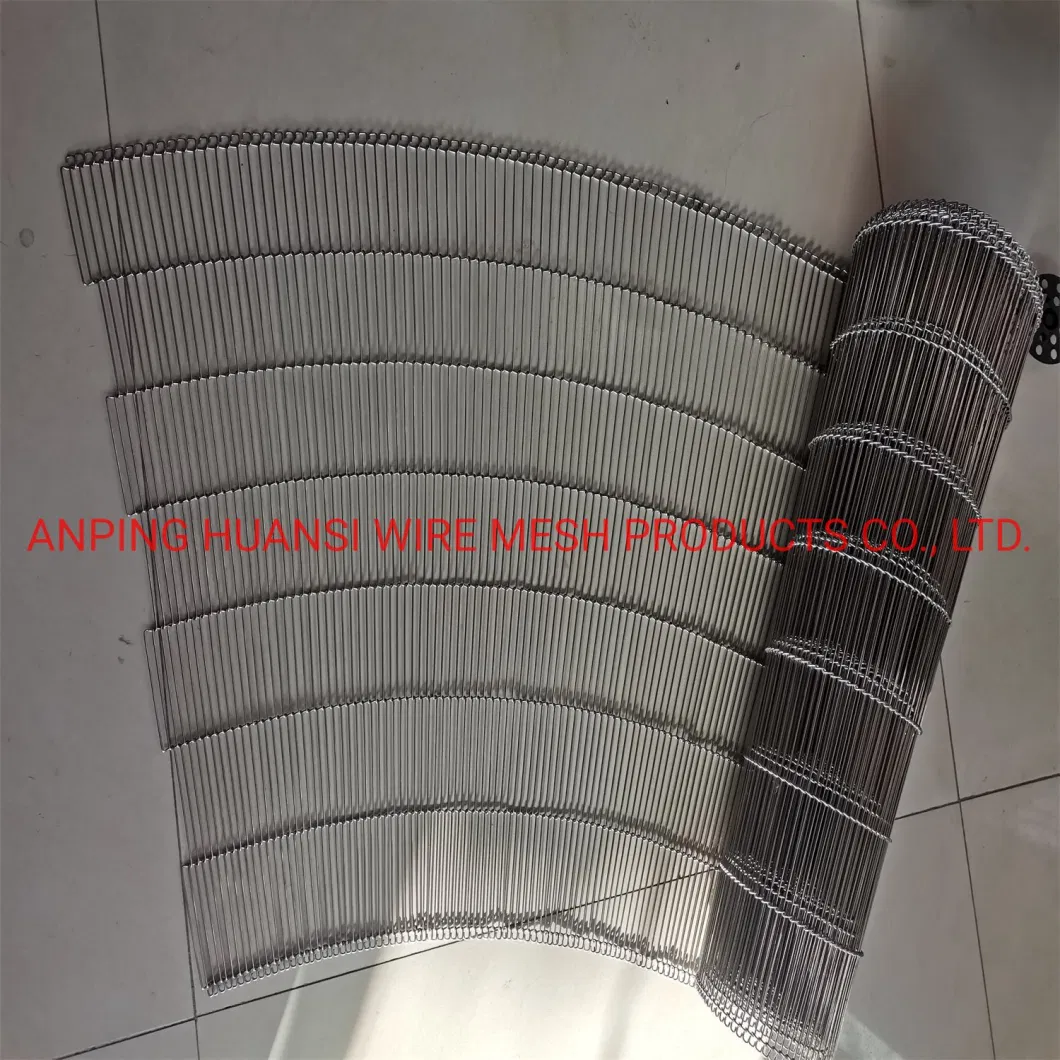 Stainless Steel Wire Mesh Belt/ Flat Flex Conveyor Belt for Food Processing