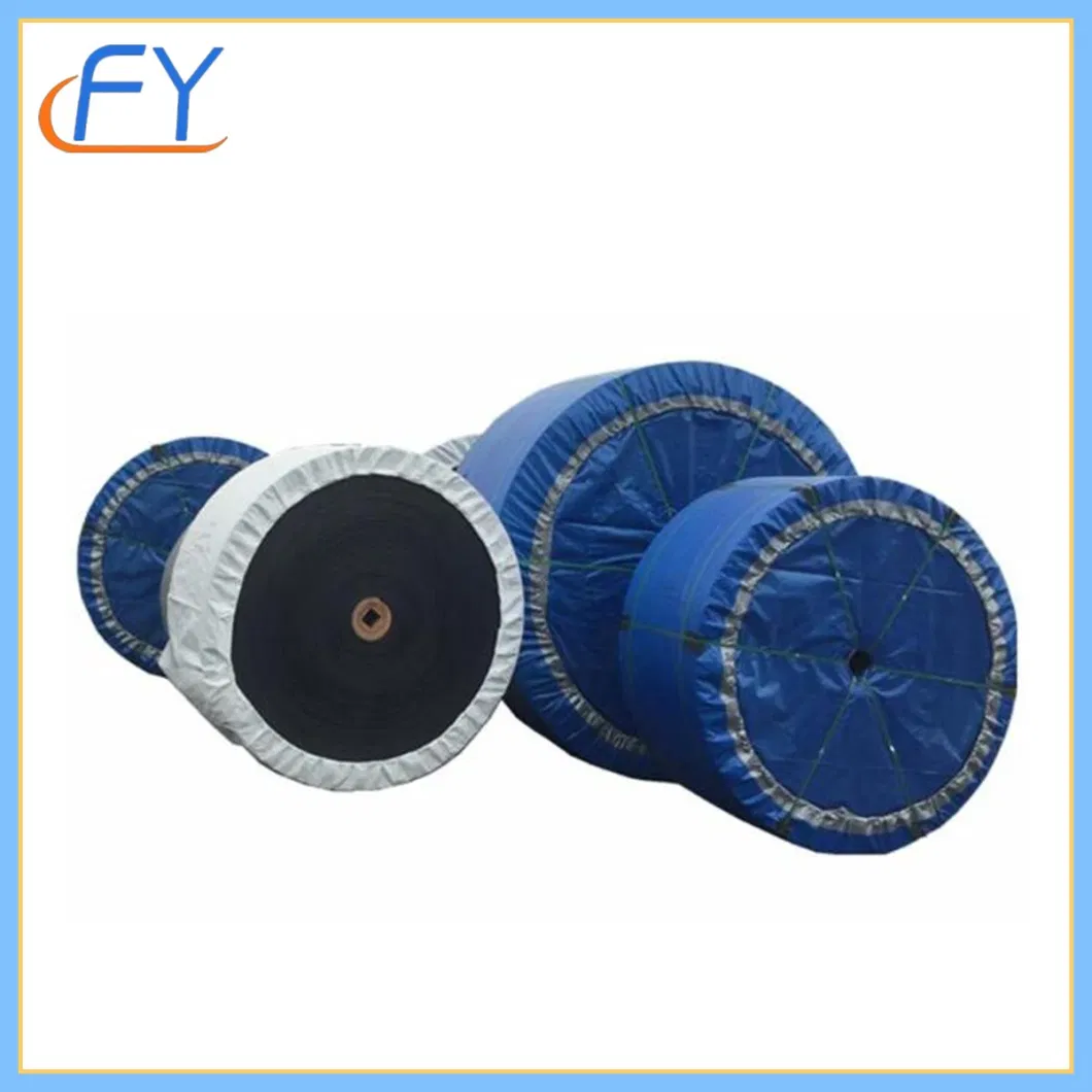 Heavy Duty Transportation Anti-Heating Steel Cord Upper Rubber Conveyor Belt for Transporting Materials