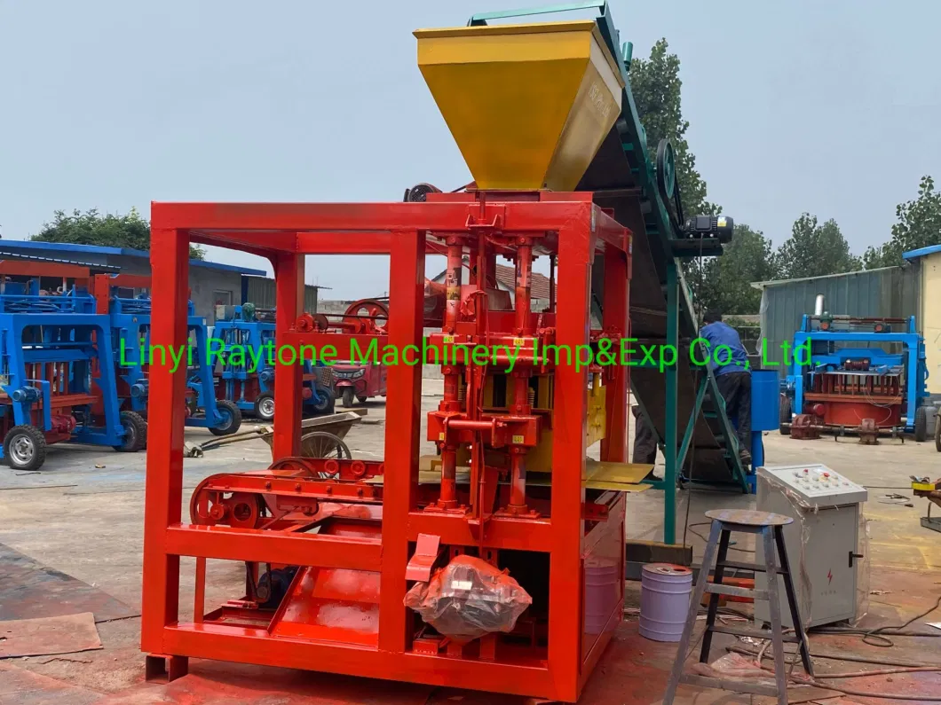 Qt4-24 Concrete Brick Machine for Sale Fly Ash Block Moulding Plant