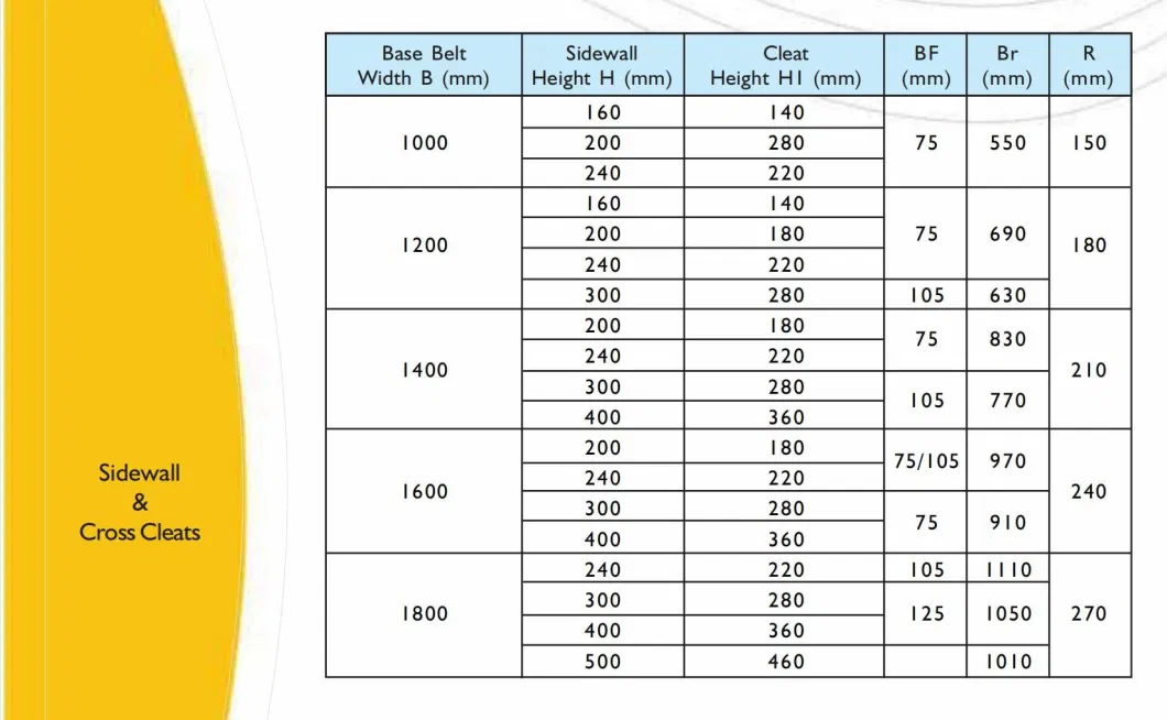 Ep Nn Cc Textile Ply Conveyor Belt Rough Top Steel Cord Conveyor Belt Chevron Conveyor Belt Pipe Conveyor Belt PVC Pvg Solid Woven Corrugated Sidewall Belt