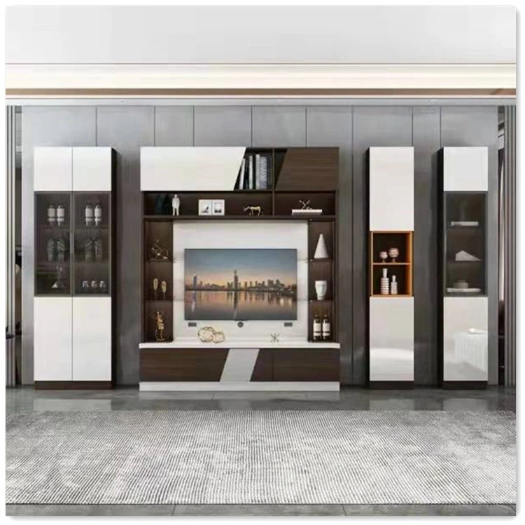 New Design Light Luxury TV Wall Unit Modern TV Stand Cabinet