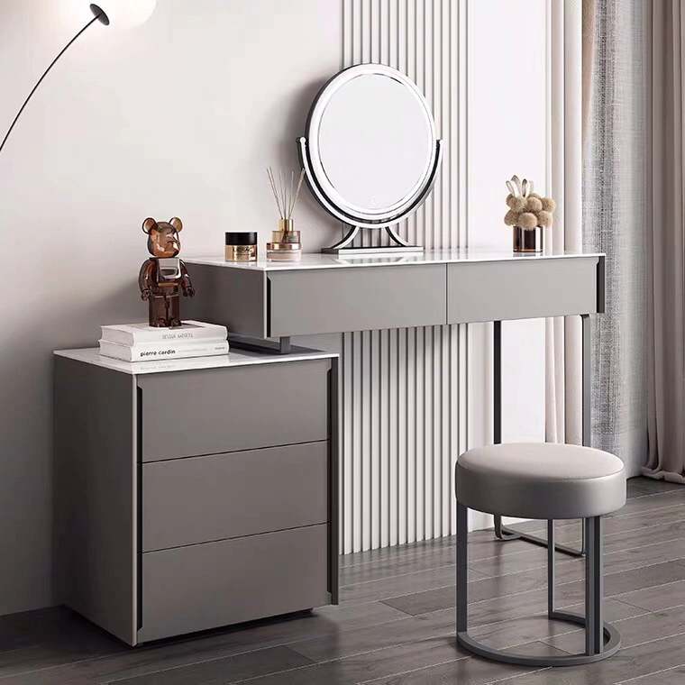 Many Color Seletion Hotel Home Bedroom Furniture Storage Makeup Dresser Mirror Dressing Table