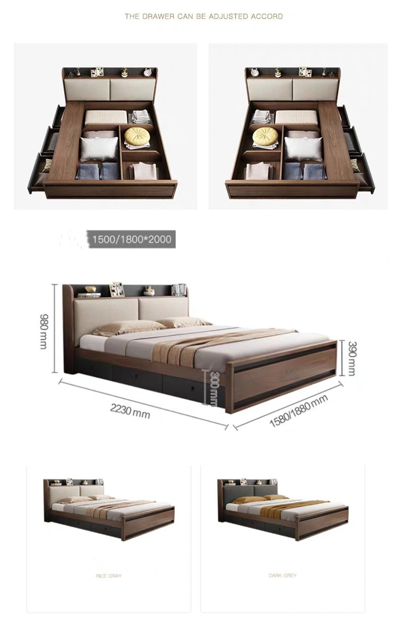 Wholesale Hot Sale Modern Home Furniture Queen Bed King Bedroom Furniture