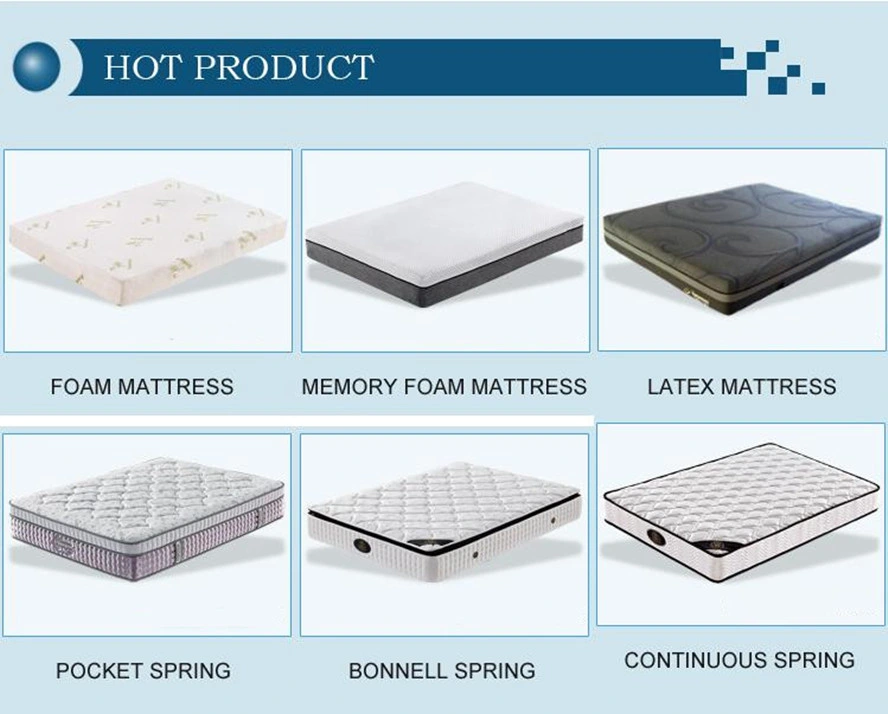 Online Mattress Coil Spring Mattress King Bedroom Mattress