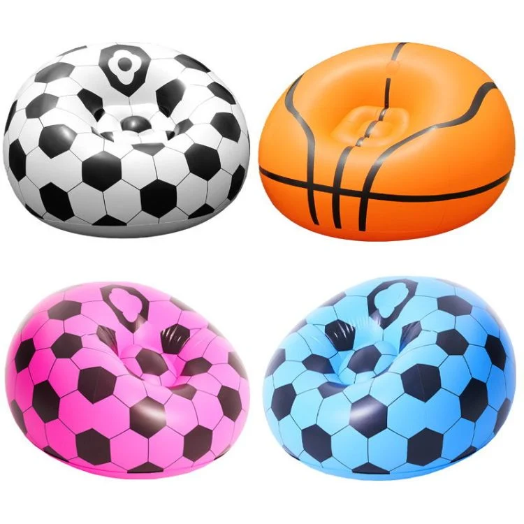 Promotion PVC Inflatable Air Football Sofa Bed for Sale