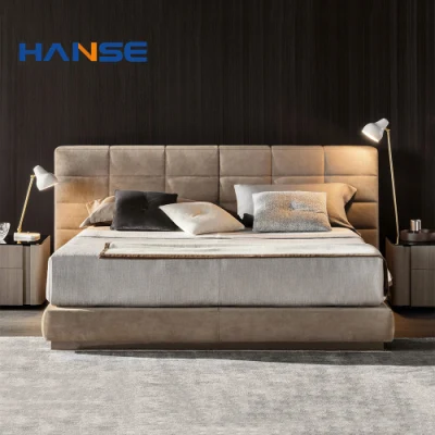 Foshan Fabricante personalizado Hotel cama habitación Muebles dormitorio conjunto para Mercado de África