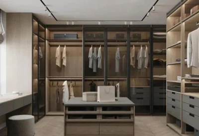 Hotel moderno de madera Proyecto Salón hogar armario ropero de la fábrica de muebles